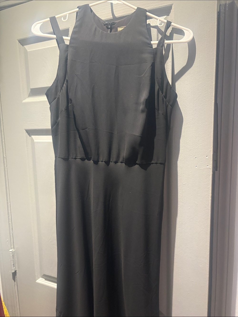 Taylor Black Sleeveless Maxi Dress